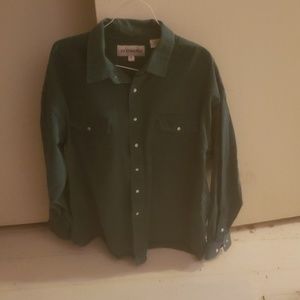 Mens snap down long sleeve